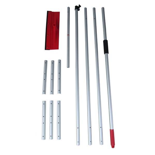激安特価 雪害対策 ひさし 屋根雪落し 5m 雪落とし 楽々雪おろし 雪降ろし棒 屋根雪下ろし 屋根 除雪 雪害対策 除雪器 送料無料 送料無料 落雪が危険な玄関のひさし 屋根の雪落としに また 垣根 樹木に積もった雪落としにもお使いいただけます 収納に便利な5