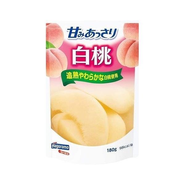 はごろもフーズ　甘みあっさり　白桃（パウチ）　１８０ｇ　１パック