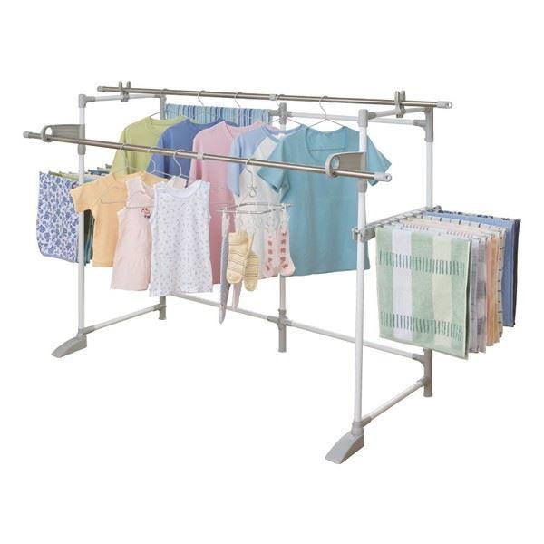 セキスイ 多機能物干しスタンド/洗濯物干し 〔パネル型〕 幅225cm 大