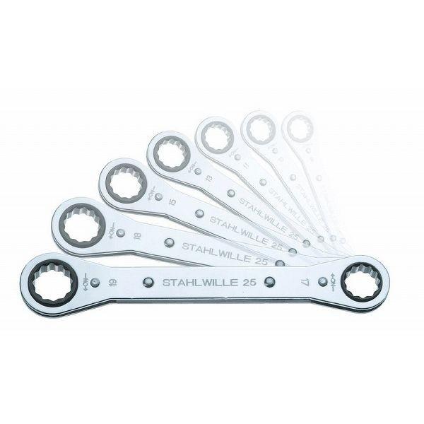 STAHLWILLE �X�^�r���[ 25A/7PCN ���`�F�b�g���K�l�Z�b�g 96415601 ����s��