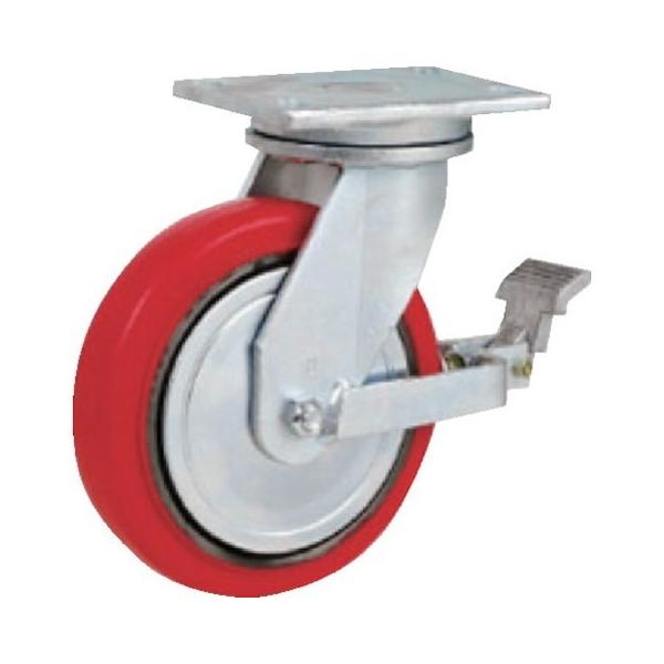 TRUSCO �g���X�R �d�ʃL���X�^�[ ����SP�t 125MM �ώ��E���^���ԗ�345KGF HRHM125345PCITGWB ����s��