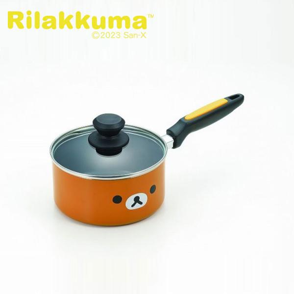 リラックマ IH対応アルミ片手鍋16cm 代引不可 : リコメン堂インテリア