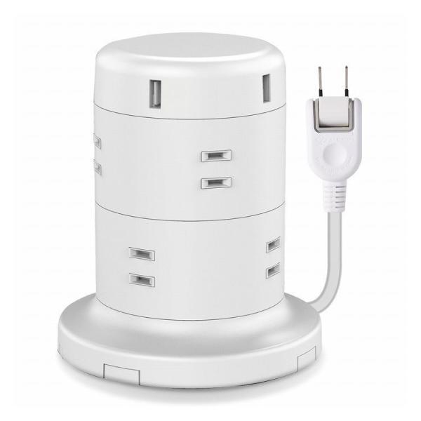 GR d^bv 8 2P T[W gbLOh~ قh~ USB|[gt ^[^ 2m zCg ECT-0620WH s