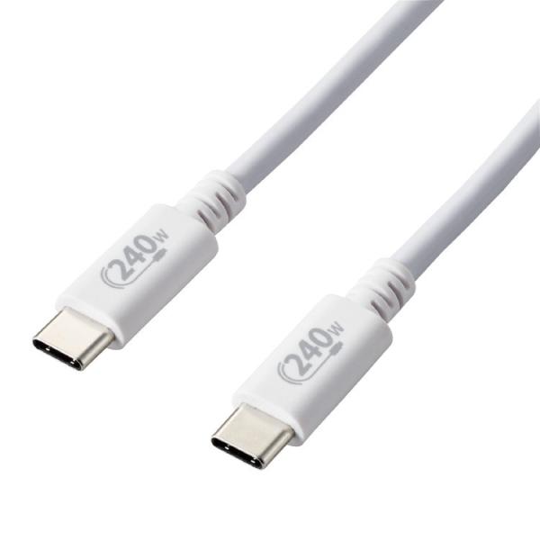 USB Type-cP[u 2.0 PD EPRΉ 240W USB-C to USB-C 1m zCg U2C-CCPE10NWH s