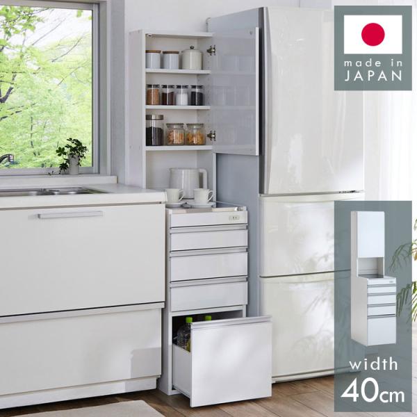 キャビネット スリム　リビング収納 キッチン収納　隙間収納　すき間収納 dショッピング |スリムラック キャビネット 食器棚 すき間収納