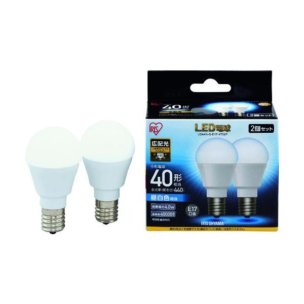 IRIS LED�d��2�Z�b�g E17�L�z���^�C�v 40�`���� �����F LDA4NGE174T52P