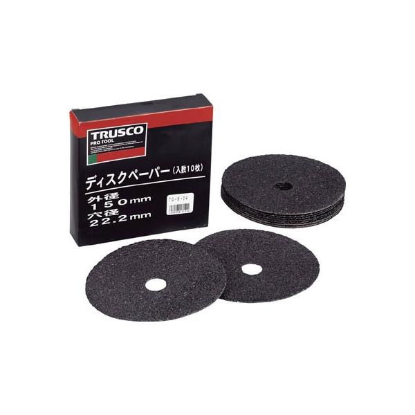 TRUSCO �f�B�X�N�y�[�p�[6�^ ��150X22.2 #24 10���� TG6-24 ���팤���p�i�E�f�B�X�N�y�[�p�[