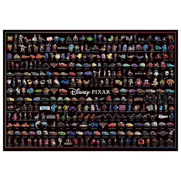 ディズニー ピクサー 1000ピース ジグソーパズル 未開封　8個セット　廃版 キャンバス スタイル ジグソーパズル 1000ピース「Popping out
