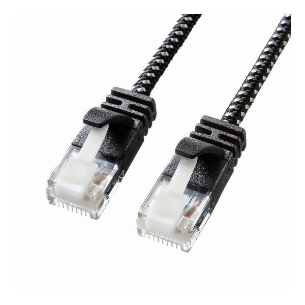 �ߐ܂�h�~�J�e�S��6A�׌a���b�V��LAN�P�[�u�� KB-T6AME-05BKW ����s��