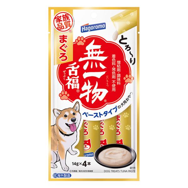 はごろもフーズ 愛犬用 無一物 舌福 まぐろ 14g×4