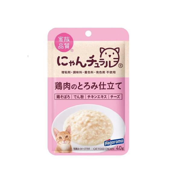 はごろもフーズ にゃんチュラルパウチ 鶏肉のとろみ仕立て 40g