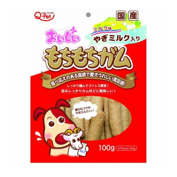 九州ペットフード おいしいもちもちガム ミルク入り 100g