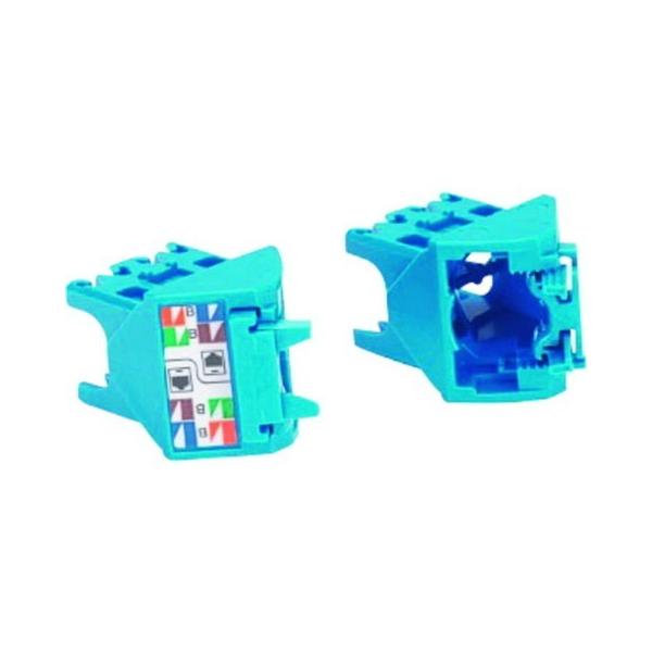 �p���h�E�C�b�g Mini-Com UTP TX-6A���W�����[�W���b�N�p���E45�x�L���b�v �� 100���� CJLRCAPBU-C CJLRCAPBUC ����s��
