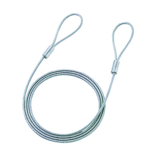 eセキュリティ 組み合わせセキュリティワイヤーのみ　長さ1.5m 太さ3.5mm  SLE-1W サンワサプライ ネコポス対応