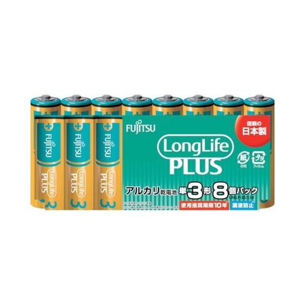 �x�m�� �A���J�����d�r�P3 Long Life Plus 8�p�b�N LR6LP8S ����s��
