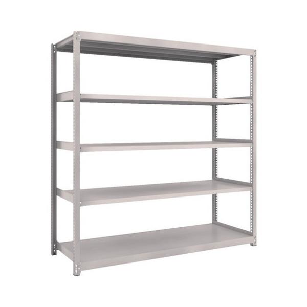 TRUSCO �g���X�R M2�^�y���ʒI 1760X600XH1800 5�i �P�� �l�I�O���[ M26665 �g���i �g���ݒu�s�� ����s��