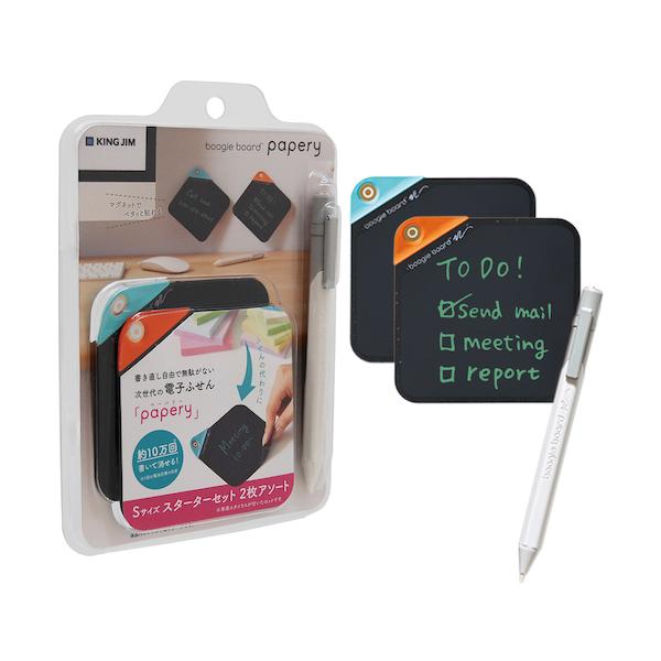 [Release date: May 28, 2025]特長●電源ONの操作が必要なく、思い立った時いつでもすぐに書き始められます。●マグネット内蔵でスチール面にペタッと貼れます。仕様●縦(mm)：100●厚さ(mm)：0.5●外形寸法：約...