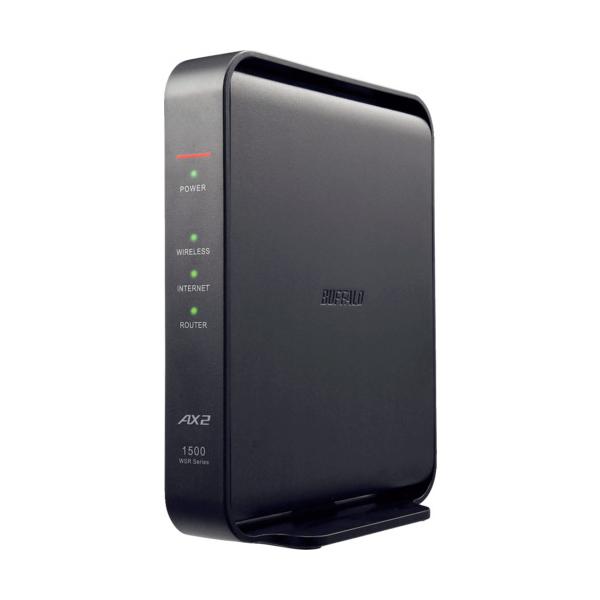 BUFFALO Wi-Fiルーター(無線LAN親機) BUFFALO Wi-Fiルーター 無線LAN親機11ax/ac/n/a/g/b 1201+300Mbps