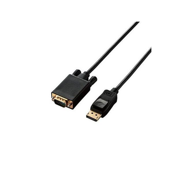 GR ϊP[u DisplayPort-VGA 1.0m ubN CAC-DPVGA10BK PC p\R er vWFN^[ ڑ s
