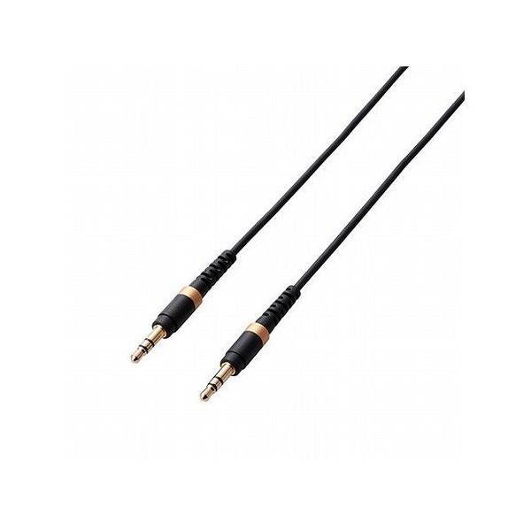 �G���R�� AUX�P�[�u�� ��3.5�I�X-��3.5�I�X ���ϋv �X���� 0.5m �u���b�N AX-35MS05BK ����s��