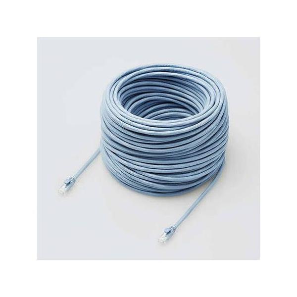 elecom GR LANP[u CAT6AΉ EU RoHSwߏ c܂h~Jo[ 60m P u[ LD-GPAT BU60 RS s