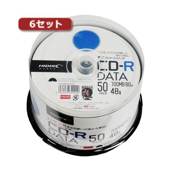 6Zbg HI DISC CD-R f[^p i 50 TYCR80YP50SPX6 s
