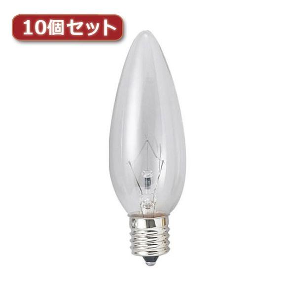 YAZAWA �V�����f���A�� C32 E17 60W �N���A10�Z�b�g C321760CX10