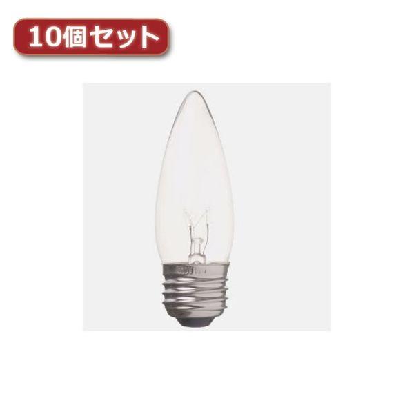 YAZAWA �V�����f���A�� C37 E26 60W �N���A10�Z�b�g C372660CX10