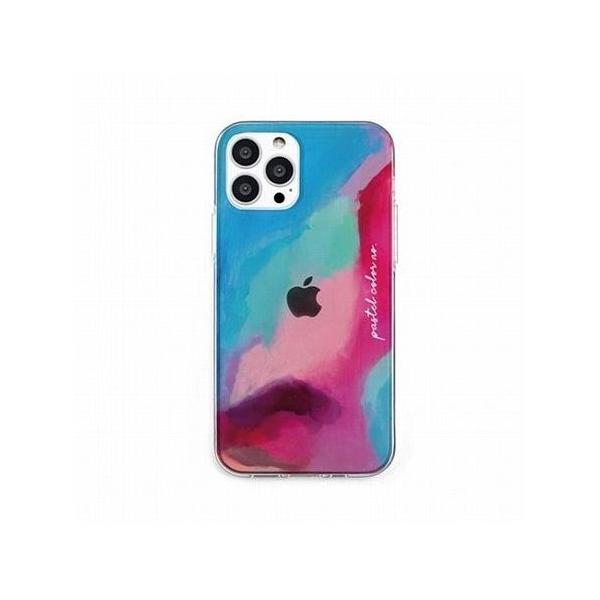 dparks �\�t�g�N���A�P�[�X for iPhone 13 Pro Pastel color PINKBLUE DS21199i13P ����s�� ���[����