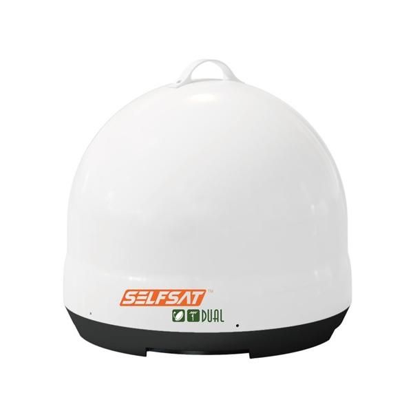 inbyte bs/110°cs、地上デジタル対応オールインワンアンテナ 地デジBS/110°CS対応 オールインワンアンテナ SELFSAT DUAL キャンプや