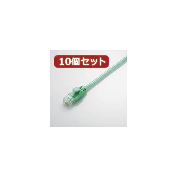 10�Z�b�g �G���R�� Gigabit ���炩LAN�P�[�u�� Cat6���� LD-GPY/G2X10 LD-GPY/G2X10 �p�\�R�� �G���R��
