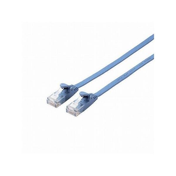 5�Z�b�g�G���R�� LAN�P�[�u��/CAT6/�t���b�g/10m/�u���[ LD-GF2/BU10X5 ����s��