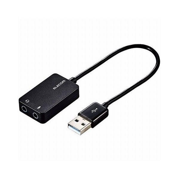 5Zbg GR I[fBIϊA_v^ USB-3.5mm I[fBIo }CN P[ut 15cm ubN USB-AADC02BKX5 s