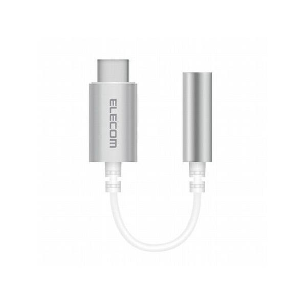 5�Z�b�g �G���R�� Type-C-4�Ƀ�3.5mm�X�e���I�~�j�v���O�ϊ��P�[�u�� �f�U�C���ϋv �V���o�[ AD-C35DSSVX5 ����s��