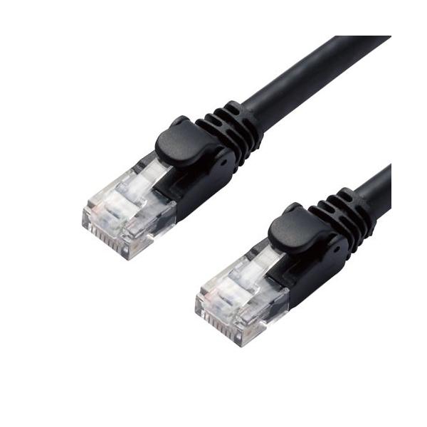 �G���R�� LAN�P�[�u�� CAT6A �X�^���_�[�h 1m �u���b�N LD-GPA BK1 LD-GPA BK1 �p�\�R�� ����s�� ���[����