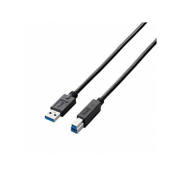 �G���R�� A to B�P�[�u��/2.0m/RoHS/�ȈՃp�b�P�[�W/�u���b�N USB3-AB20BK/RS ����s�� ���[����