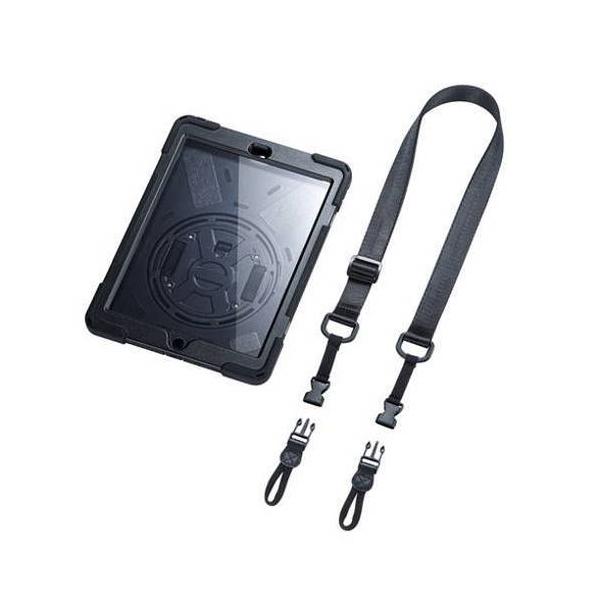 �T�����T�v���C iPad 10.2�C���` �O�ʕی�t�B���^�[�t�ϏՌ��P�[�X PDA-IPAD1620BK ����s��