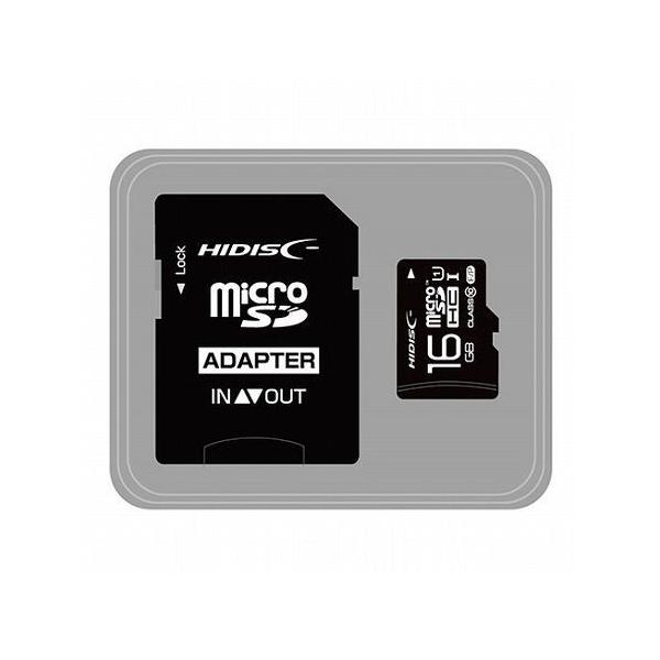 HIDISC microSDHCJ[h 16GB CLASS10 UHS-1Ή ] Read70 SDϊA_v^t HDMCSDH16GCL10UIJP3 s [
