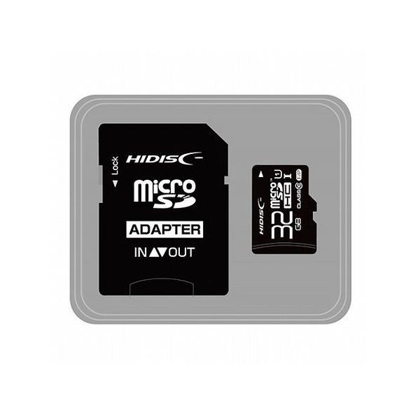 HIDISC microSDHCJ[h 32GB CLASS10 UHS-1Ή ] Read70 SDϊA_v^t HDMCSDH32GCL10UIJP3 s [