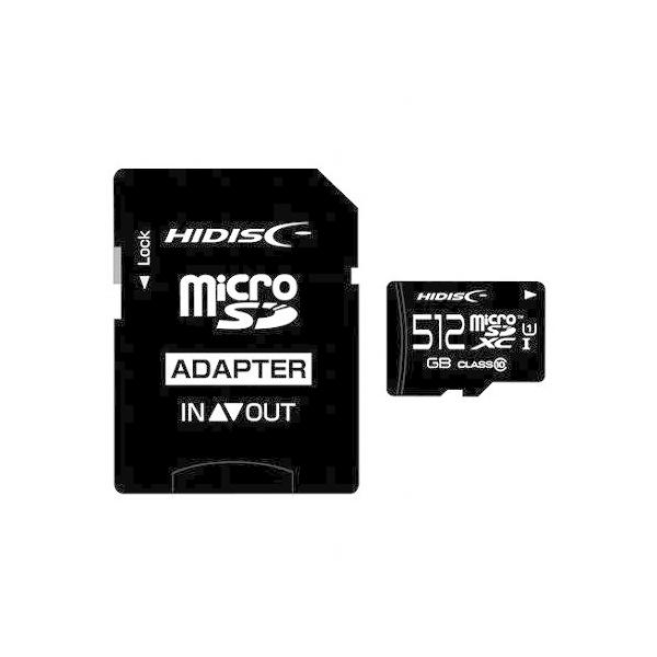HIDISC microSDXCJ[h 512GB A2, V30, CLASS10 UHS-1 Speed Class3Ή SDϊA_v^t HDMCSDX512GCL10UIJP3 s