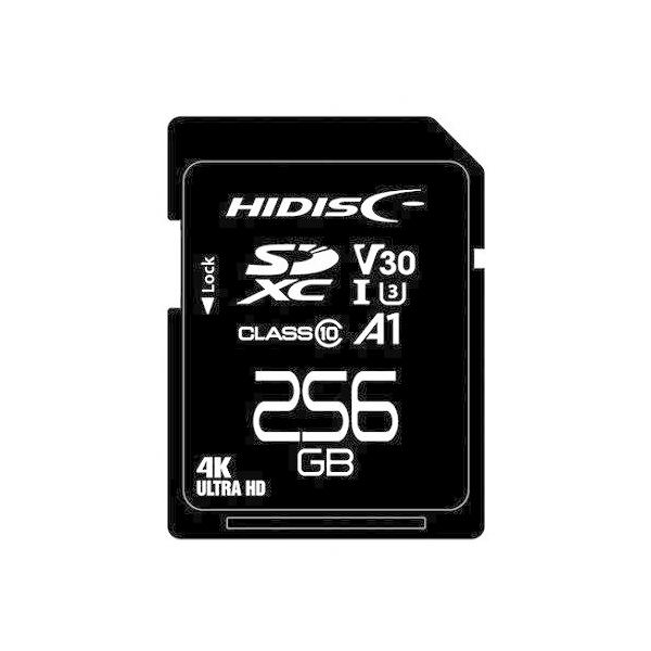 HIDISC SDXCJ[h 256GB CLASS10 UHS-I Speed class3, A1Ή HDSDX256GCL10V30 s [