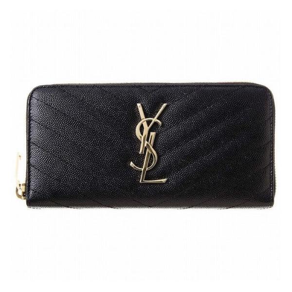 極美品♡ イヴサンローラン　長財布　レザー　ブラック　黒　ゴールド　高級　YSL becc330bcd10b2f66102d8b9cbc6b0
