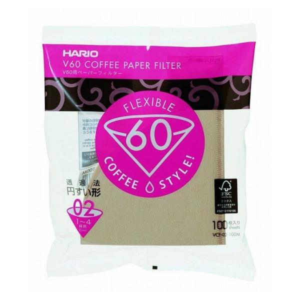 HARIO �n���IV60�p�y�[�p�[�t�B���^�[ 100���� VCF-02-100M 159169