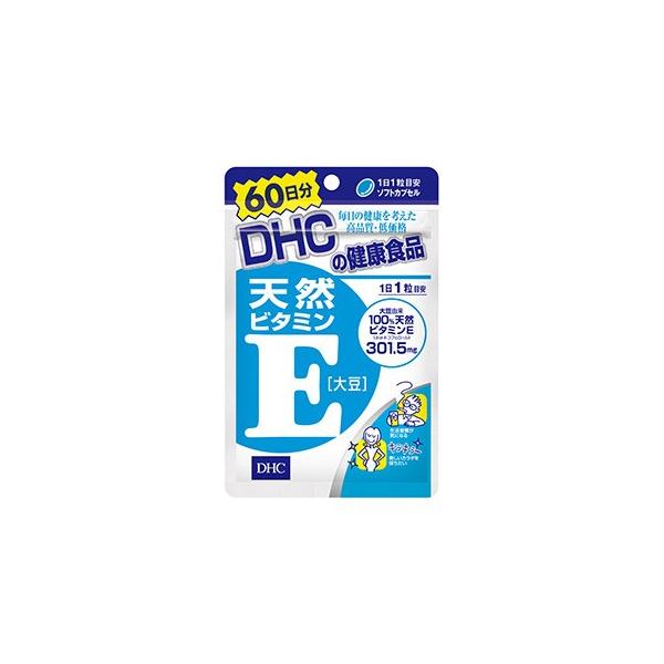 DHC サプリメント 天然ビタミンE 大豆 60日分 60粒