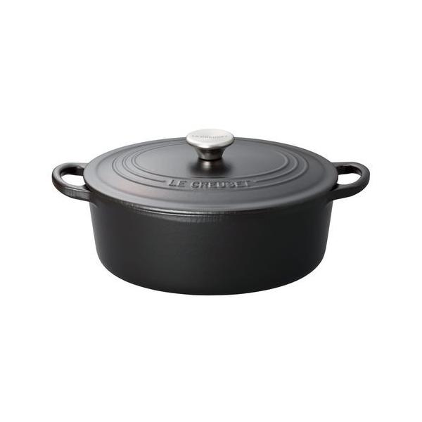 ル・クルーゼ ココット・オーバル 27cm 2102-27 [マットブラック] (鍋