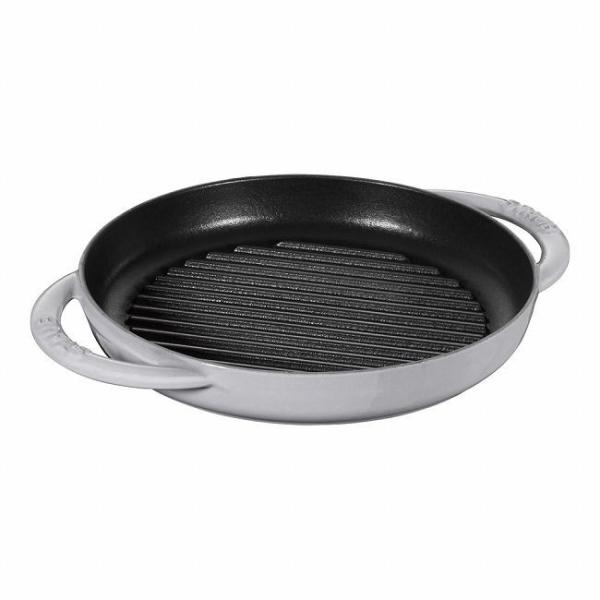 ストウブ STAUB グリルパン 30cm ストウブ ピュアグリル ラウンド 30cm [グレー] (フライパン) 価格比較