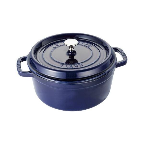 ストウブ ピコ ココット ラウンド 26cm [グランブルー] (鍋) 価格比較