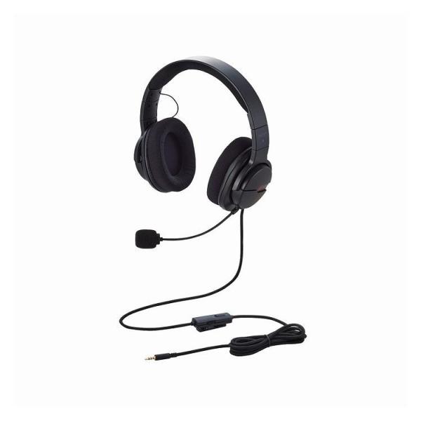 �G���R�� �w�b�h�Z�b�g �I�[�o�[�w�b�h �Q�[�~���O ��3.5mm4�Ƀ~�j�v���O FPS PS5 PS4 �C�V���X�C�b�` �u���b�N HS-ARMA100BK ����s��