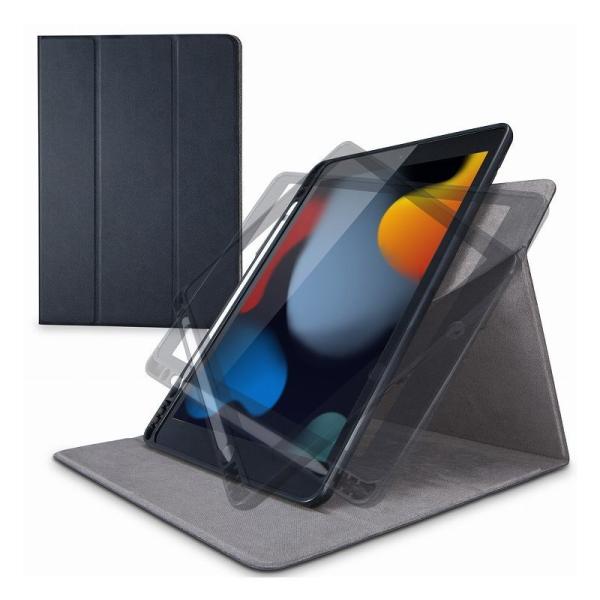 GR ELECOM iPad P[X 7 8 10.2 Ή tbv TPU 360x] ApplePencil ubN TB-A19RSA360BK s [ցilR|Xj