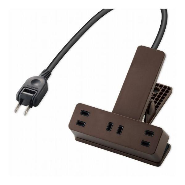 �����R�[�h �d���^�b�v �R���Z���g 2P 3�� 2.5m �N���b�v�^�C�v ���T�[�W �z�R���V���b�^�[�t �u���E�� T-KF03-2325BR �G���R�� ����s��